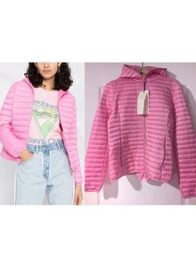 Save The Duck | Daisy Padded Jacket In Aurora Pink